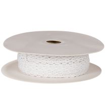 Artikel Katoenen kantlint, fijn decoratief lint voor knutselprojecten, 15 mm breed, 10 m lang