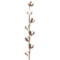 Artikel Kunstmatige katoentak met 8 echte bloemen, 78 cm
