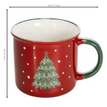 Artikel Kerstmok met kerstboommotief, 9 cm