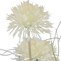 Kunstbloemen bolbloem allium sierui kunstwit 90cm