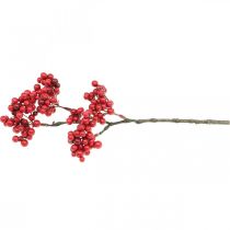 Artikel Decoratieve tak met rode bessen bessentak herfstdecoratie 26cm 6st