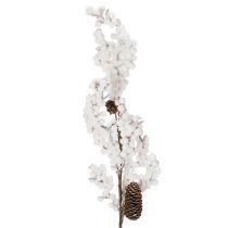 Artikel Kunstmatige winterdecoratie van een tak met bessen en dennenappels, 60 cm.