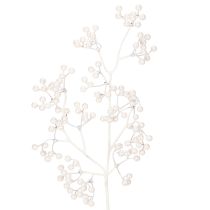 Artikel Kunstmatige witte bessentak, decoratie-/knutselbenodigdheden, 52 cm