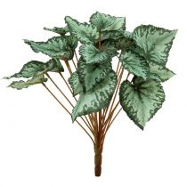 Kunstmatige begonia bush groen 30cm