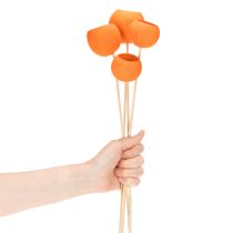 Artikel Bell Cup Mix op een stokje, sinaasappel, 15 stuks