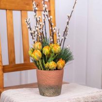 Artikel Betonnen bloempot plantenbak terracotta pot Ø18cm H17cm