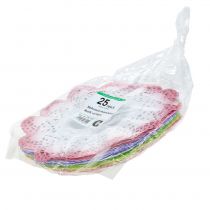 Artikel Biedermeier manchetten batik Ø19cm 25 st