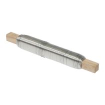 Artikel Binddraad wikkeldraad bloemendraad zilver 0,50mm 100g 3 stuks