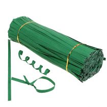 Bindstroken lang groen 30cm 2-draads 1000st