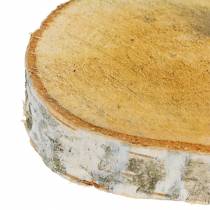 Artikel Ronde berkenschijven Ø11-13cm, 12 stuks - Perfecte decoratie voor bruiloften, knutselen, tafeldecoratie