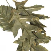 Artikel Sierring metalen krans wanddecoratie bladeren messing Ø52cm