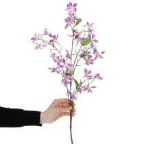 Artikel Kunstmatige clematis tak bloem, duurzame tafeldecoratie, 110 cm, 3 stuks