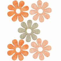 Artikel Bloemen om te strooien, lentedecoratie, houten bloemen, strooidecoratiebloemen 144 st