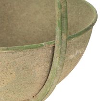 Artikel Bloemenmand, hangende mand, metalen decoratie tuin Ø16cm H38cm