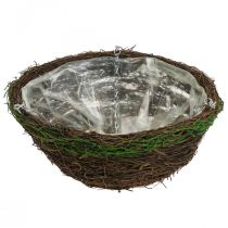 Artikel Hangmand bruin hangmand plantenmand ranken mos Ø31cm