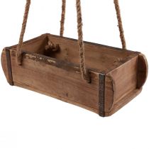 Artikel Hangmand houten baksteenvorm hout upcycling 31,5×15×10cm
