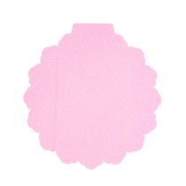 Bloemmanchet Ø38cm roze 50 st