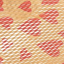 Artikel Duurzaam honingraatvormig cadeaupapier met hartmotief voor speciale gelegenheden, 25 meter