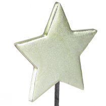 Artikel Bloempluggen sterrenpluggen groen 7cm – 2e keus – 24 stuks