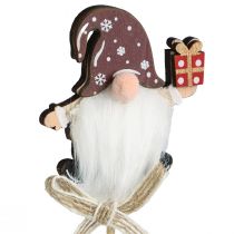 Artikel Bloemenplug kerstkaboutercadeau 6x7cm 12 st