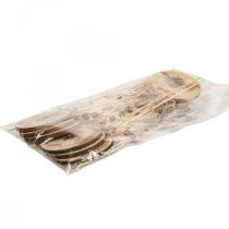 Artikel Bloemsteker houten bij siersteker met spreuk 7x27,5cm 12 stuks