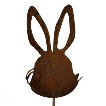 Artikel Bloemplug roest konijn decoratie 7,5 cm×11,5 cm 6 st