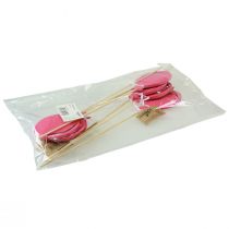 Artikel Bloemplug boeketdecoratie taarttopper ballon roze 28cm 8 st