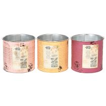 Artikel Bloempot in vintage design voor woonkamer- en kantoordecoratie, 15 cm, 3 stuks