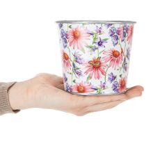 Artikel Bloempot, lentedecoratie, plantenbak, metaal, Ø12cm, H10.5cm