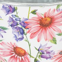 Artikel Bloempot, lentedecoratie, plantenbak, metaal, Ø14cm H12,5cm
