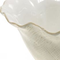 Artikel Bloempot keramiek plantenbak bloembeker plantenpot wit Ø19cm