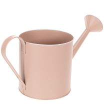 Artikel Vintage decoratieve bloempot/gieter, antiek roze zink, Ø16,5 cm H17 cm