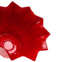 Bloempot plastic rood Ø10.5cm 10st