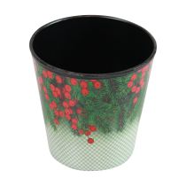 Artikel Bloempot Kerstplantenbak emmer Ilex Ø13cm H11,5cm