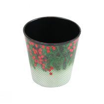 Artikel Bloempot Kerstplantenbak emmer Ilex Ø11cm H10,5cm