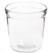 Artikel Bloempot glas helder conisch Ø12cm H12,5cm 2st