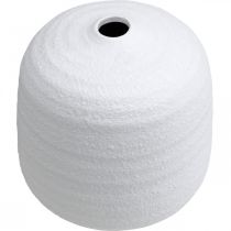 Artikel Bloemenvaas, keramische vaas, decoratieve vaas wit Ø19cm H18cm