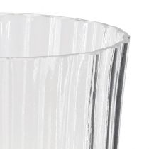 Artikel Bloemenvazen van glas vaas retro helder Ø12cm H24cm 2st