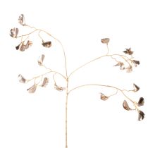 Artikel Kunstplant met bonenbloesemtak in metallic design voor Kerstmis, 80 cm, 3 stuks