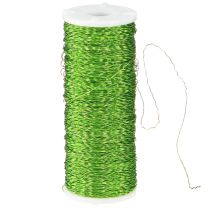 Artikel Bouillon effect draaddecoratie Ø0.30mm 100g 140m appelgroen bloemistendraad knutseldraad