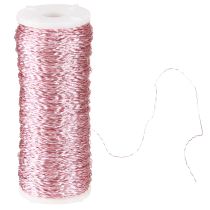 Artikel Bouillon effectdraad, roze, Ø0,30mm, 100g/140m - knutseldraad, creatief draad, koperdraad voor decoratie