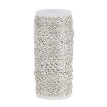 Bouilloneffect draad 100g zilver