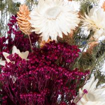 Artikel Boeket gedroogde bloemen, perfect voor een elegante tafeldecoratie in landelijke stijl, 50 cm.