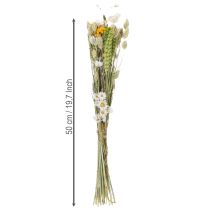 Artikel Boeket gedroogde bloemen, elegant boeket gedroogde bloemen voor de woonkamer, 50 cm