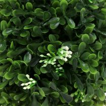 Artikel Buxusbol met bloemen groene decoratieve bal Ø15cm 1 st