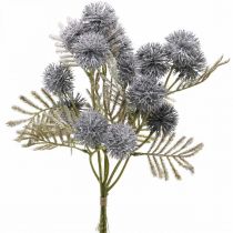 Kunstdistel Blauwe Boldistel L33cm 3st