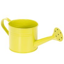 Artikel Kleurrijke decoratieve gieter, Ø11cm, H9,5cm, voor het beplanten van planten, lentetafeldecoratie, metaal, set van 8