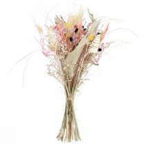Artikel Gedroogde bloemenboeket, kleurrijk en exotisch, 55 cm, 120 g - Levendige, decoratieve en onderhoudsvriendelijke woondecoratie in boho-stijl