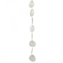 Capiz schelpenslinger parelmoer, maritiem decor 100cm