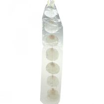 Capiz schelpenslinger parelmoer, maritiem decor 100cm